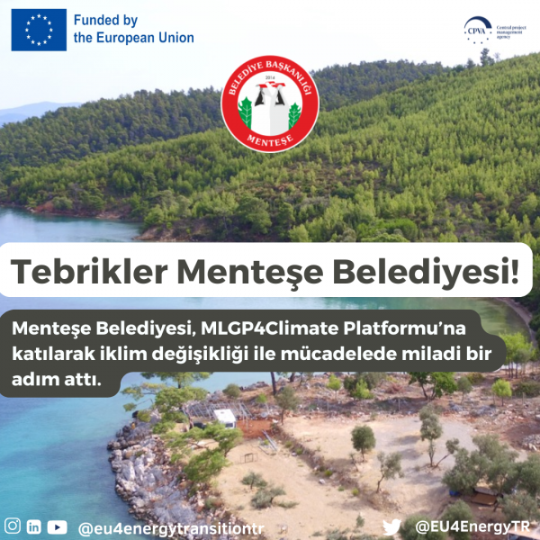 Congratulations to Menteşe Municipality for Joining MLGP4Climate!